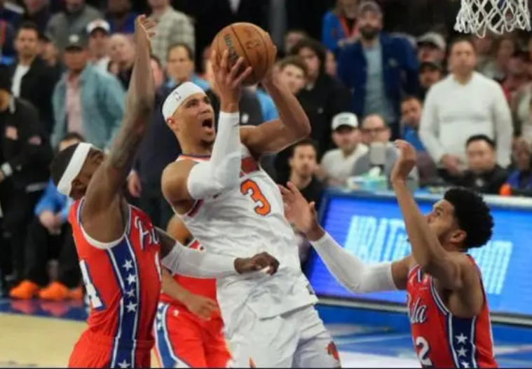 NBA-尼克斯111-104力克76人先下一城，恩比德29分